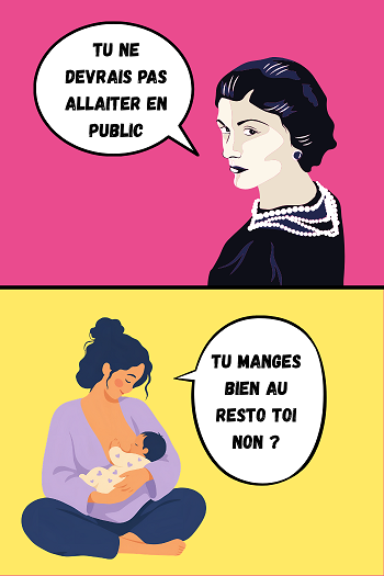 42 phrases qui font culpabiliser - allaiter en public